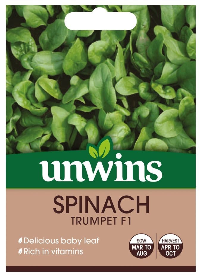 Unwins Spinach Trumpet Seeds