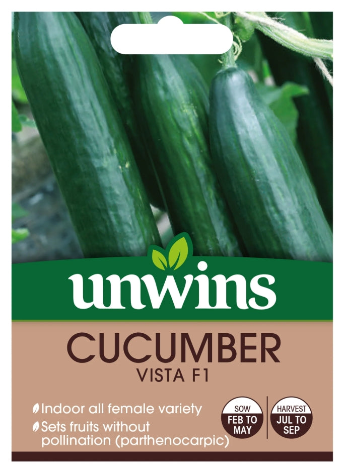 Unwins Cucumber Vista F1 Seeds