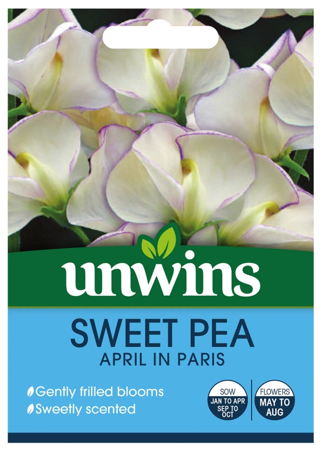 Unwins Sweet Pea April in Paris Seeds