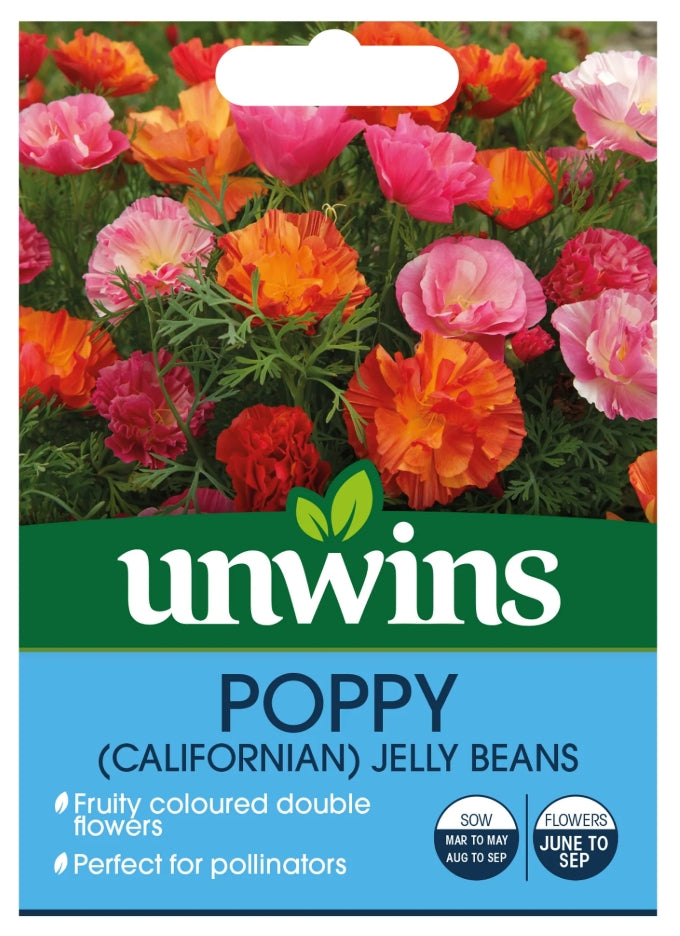 Unwins Californian Poppy Frilled Rose Seeds