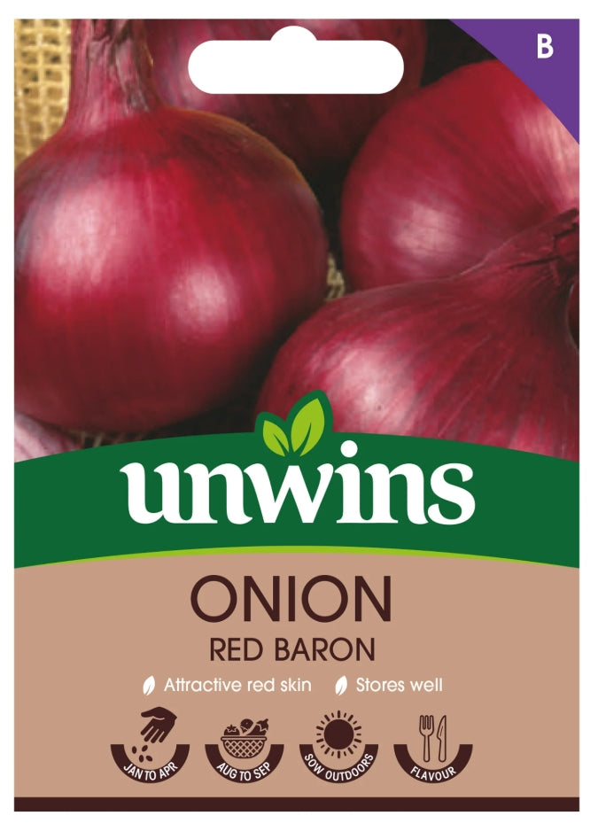 Unwins Onion Red Baron Seeds