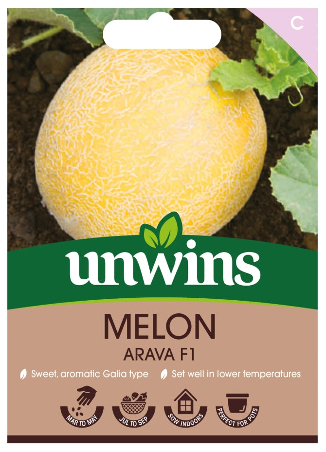 Unwins Melon Arava F1 Seeds