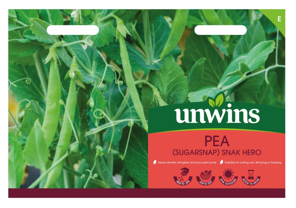 Unwins Sugarsnap Pea Snak Hero Seeds