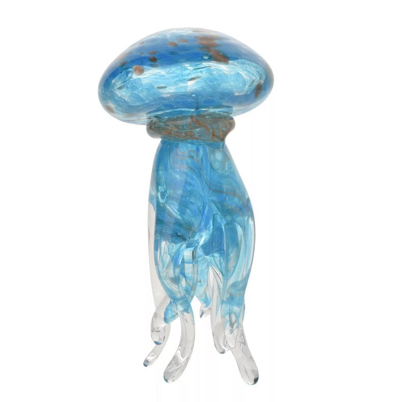 Objets D'art Glass Figurine Jellyfish
