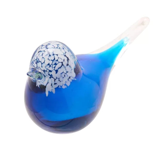 Objets D'art Glass Figurine - Bird