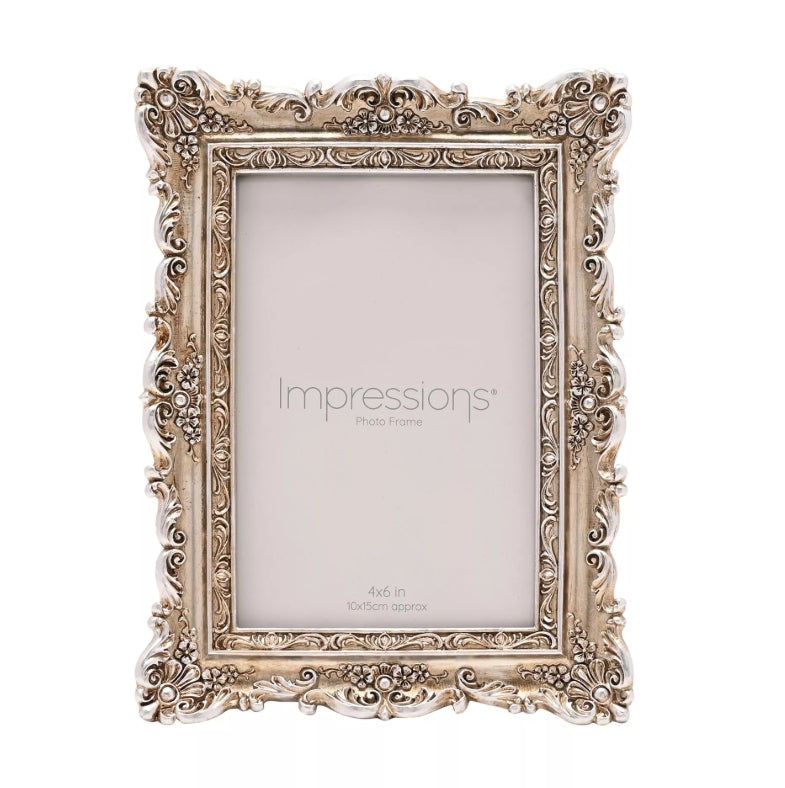 Impressions Classical Design Resin Photo Frame 4"x 6"