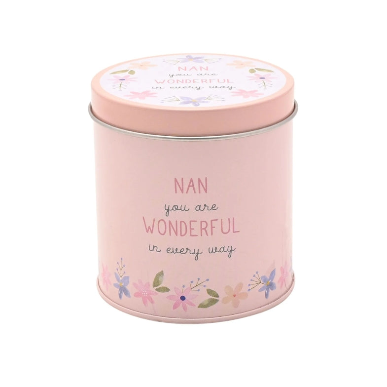 Celebrations Love Life Tin Candle - Nan