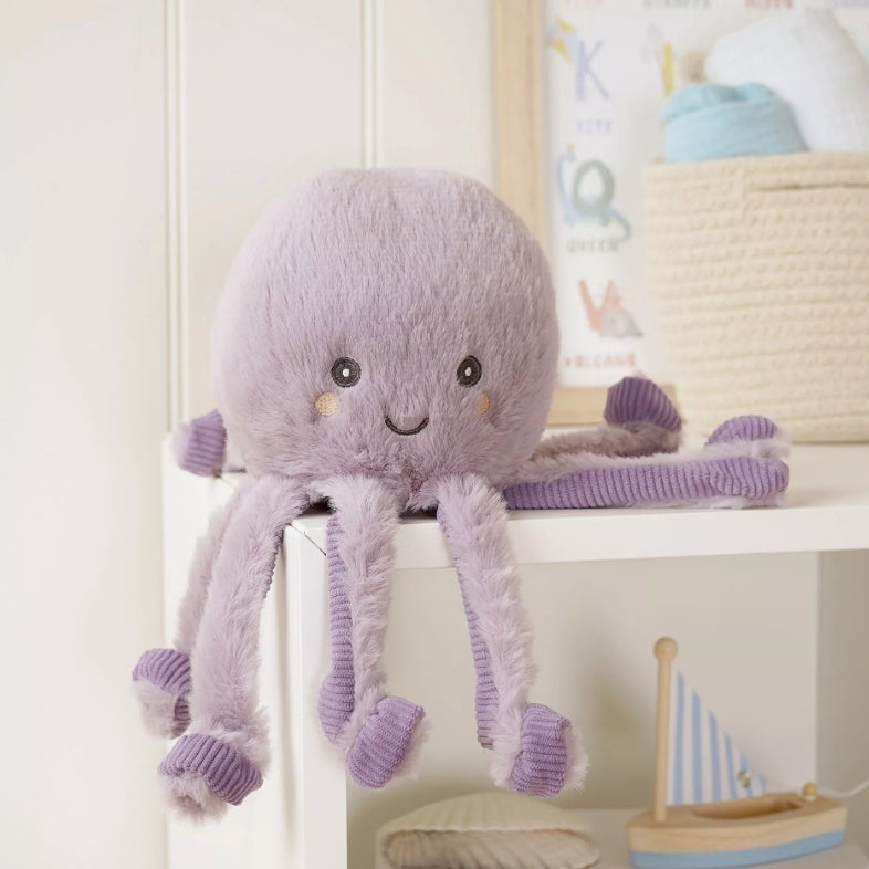 Softies Otto The Plush Lilac Octopus