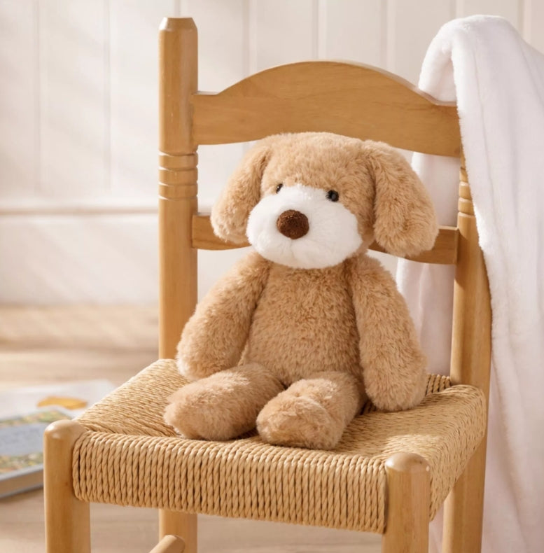 Softies Bob The Plush Long Leg Light Brown Puppy 30cm