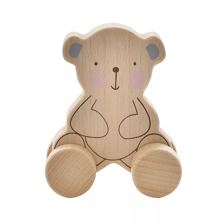 Bambino Wooden Toy Push Animals