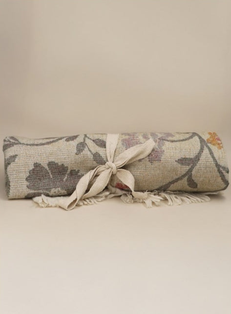 Gisela Graham Tapestry Flowers Fine Cosy Throw