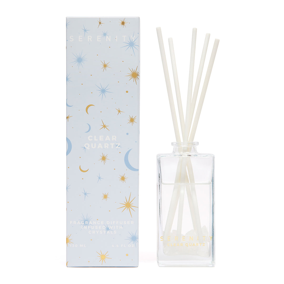 Serenity Crystal Diffuser Healing Clear Quartz 130ml