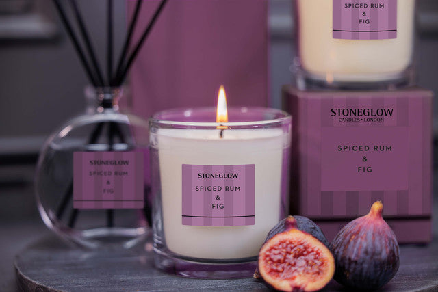 Stoneglow Tumbler Candle Spiced Rum & Fig