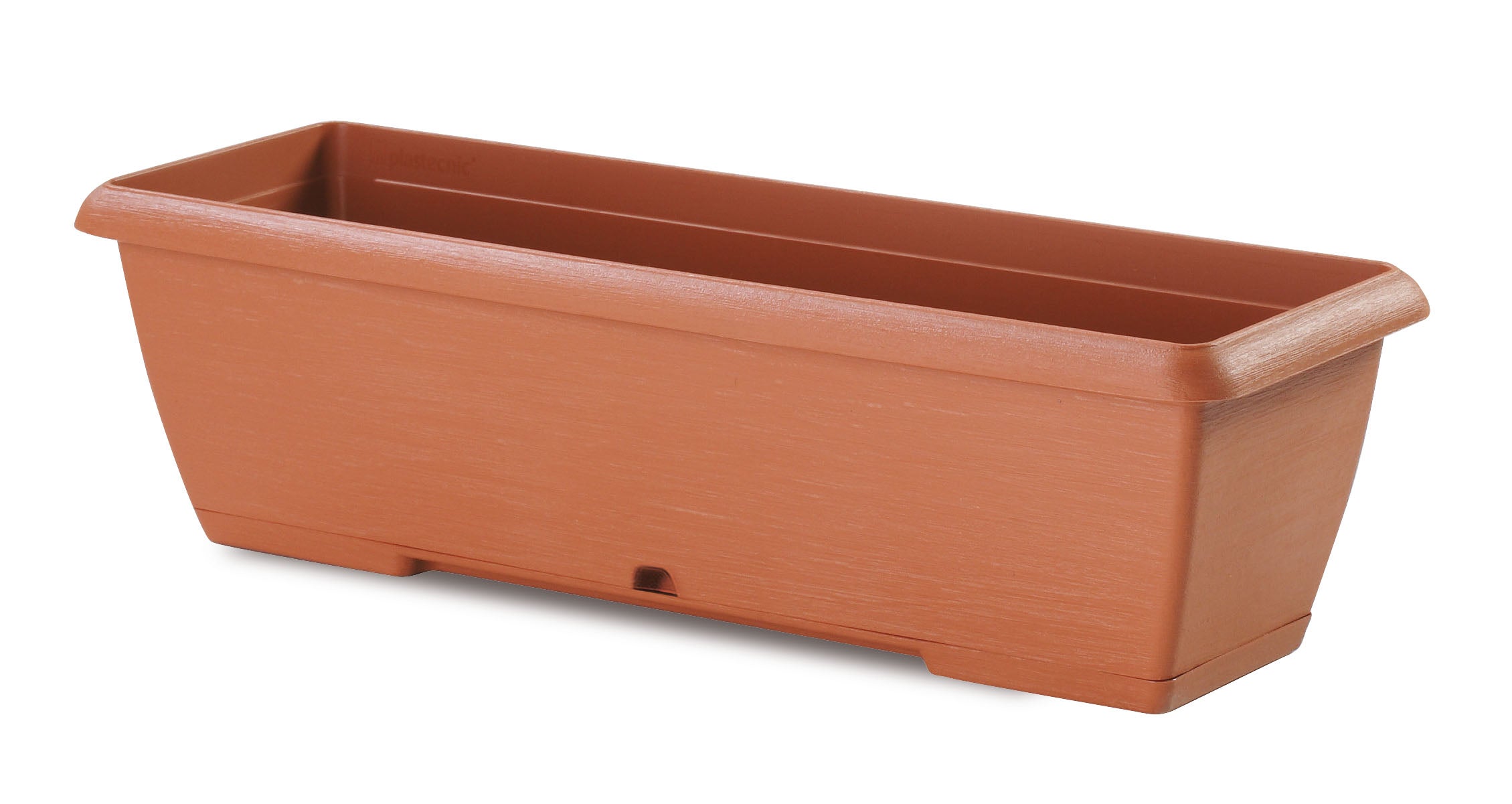 Treadstone Trough with Saucer Terracotta 40cm