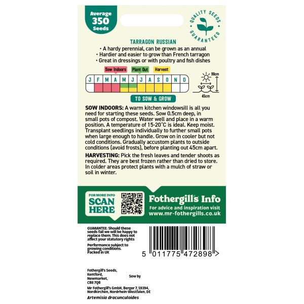 Mr Fothergills Tarragon Russian