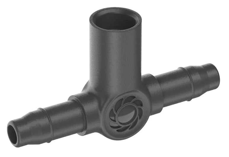 Gardena T-Joint for Spray Nozzles / Endline Drip Heads 4.6 mm (3/16") 5pk