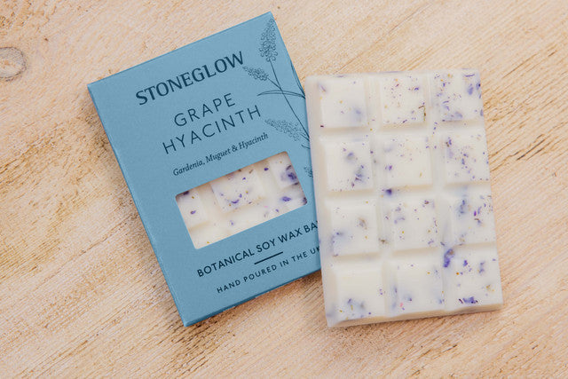 Stoneglow Botanical Wax Melt Bar Grape Hyacinth