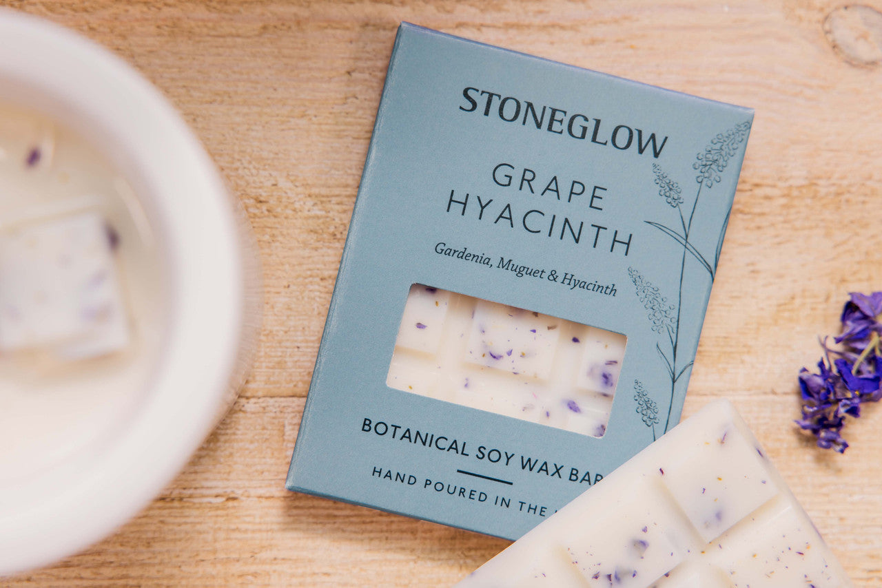 Stoneglow Botanical Wax Melt Bar Grape Hyacinth