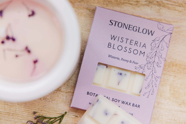 Stoneglow Botanical Wax Melt Bar Wisteria Blossom