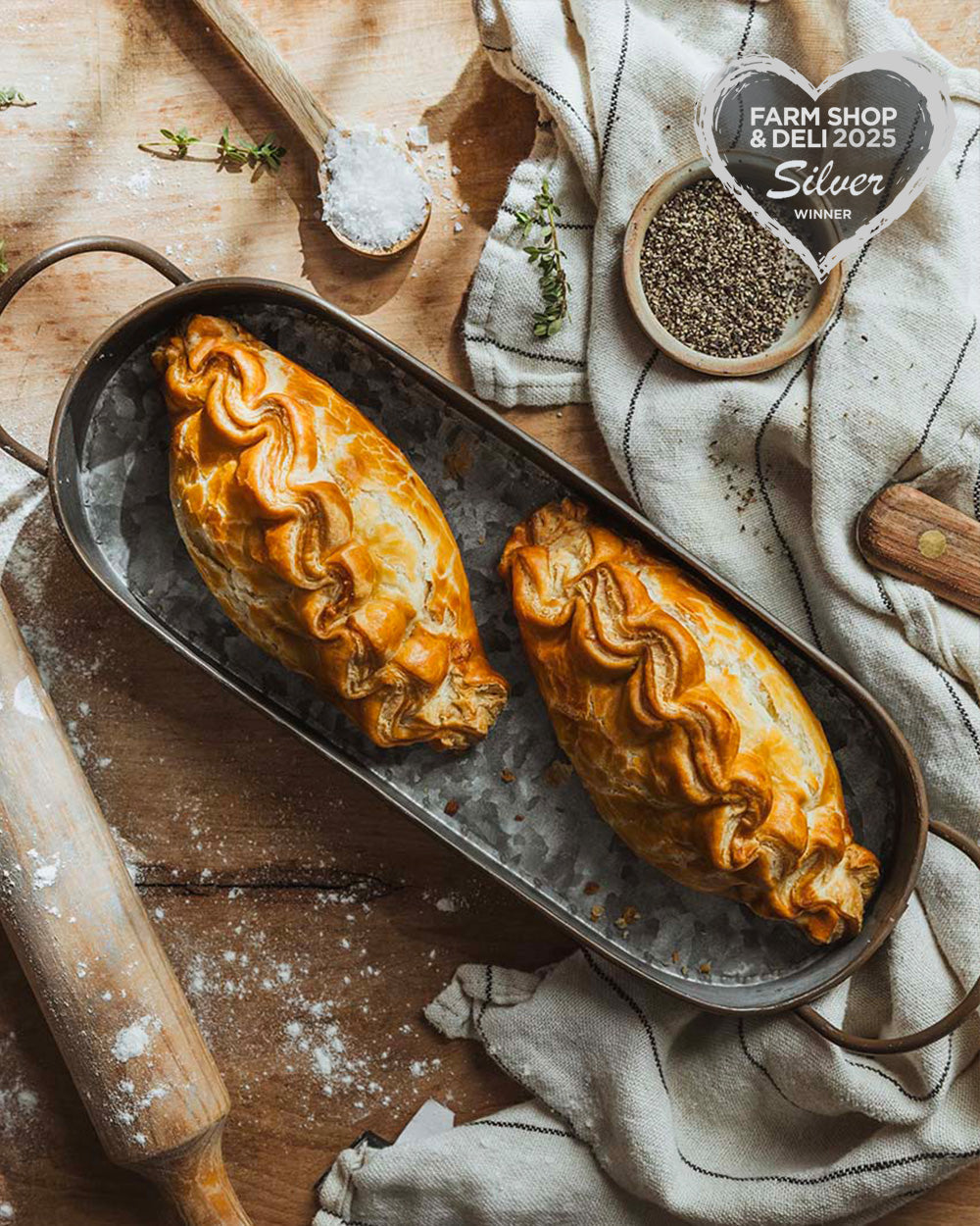The Original Baker Frozen Yorkshire Pasty 2Pk