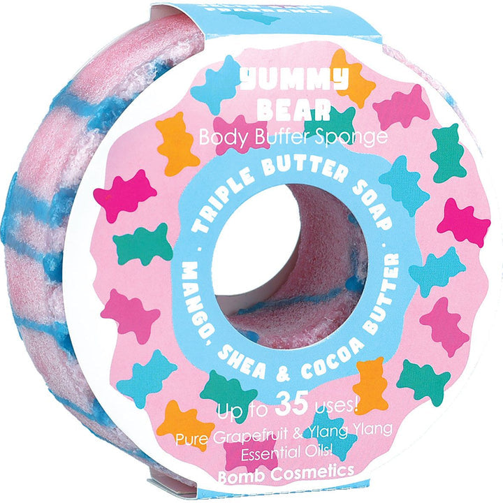 Bomb Cosmetics Yummy Bear Body Buffer Sponge