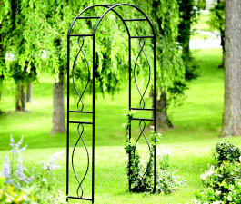 Panacea Arched Top Arch Black