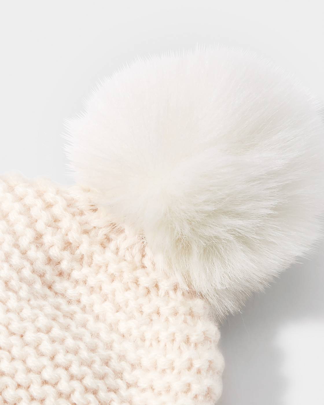 Katie Loxton Knitted Baby Hat Eggshell