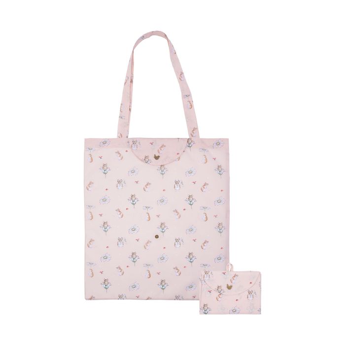 Wrendale Designs 'Oops a Daisy' Mouse Foldable Shopping Bag