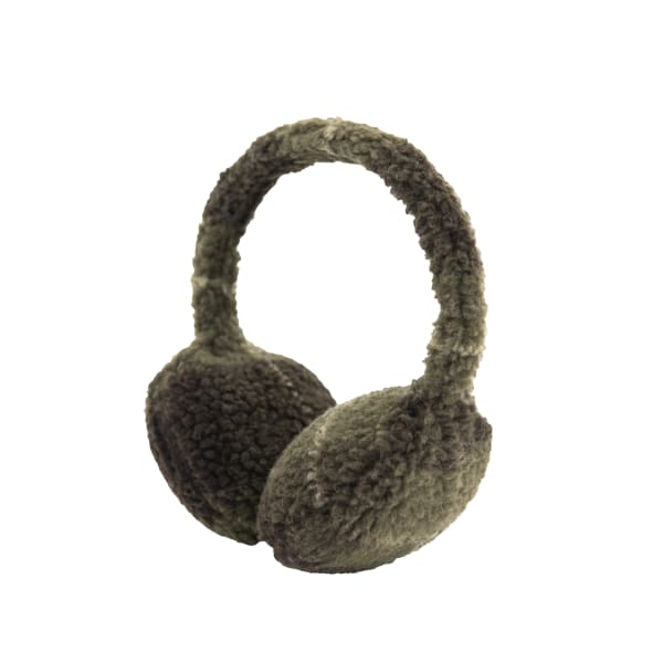 Heritage Check Borg Earmuffs - Green