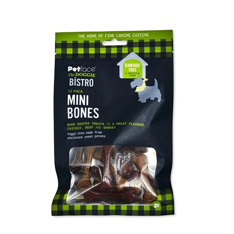 Petface Doggie Bistro Mini Bone 12 Pack