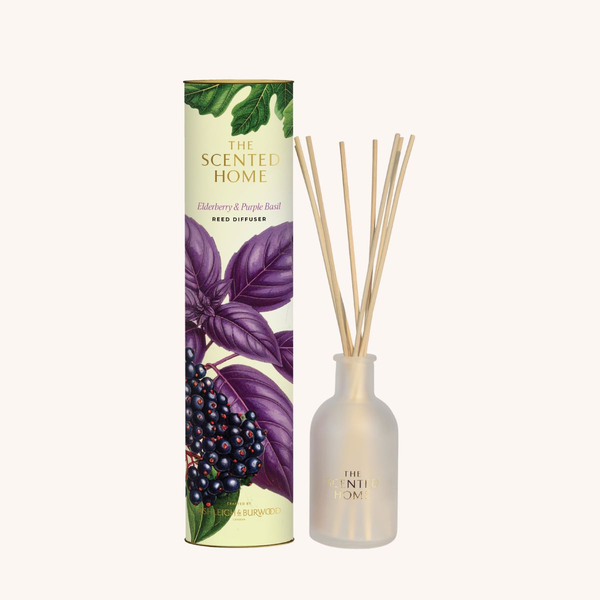 The Scented Home Reed Diffuser Elderberry & Purple Basil 150ml