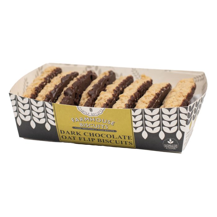 Farmhouse Biscuits Dark Chocolate Mini Flip Biscuits 150g