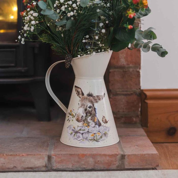 Wrendale Designs 'Fine and Dandy' Donkey Flower Jug