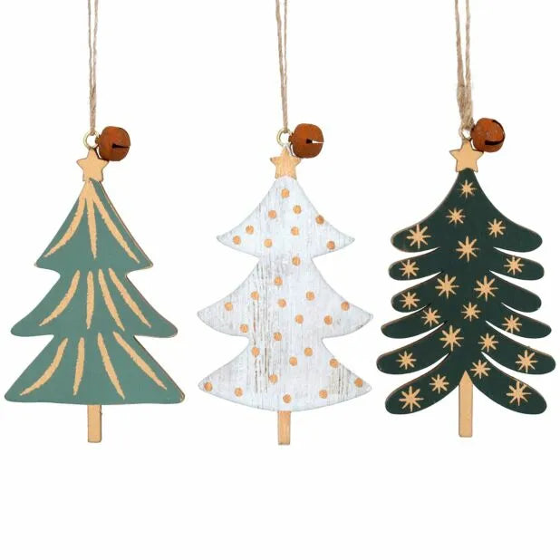 Gisela Graham N & E Wood Tree Dec