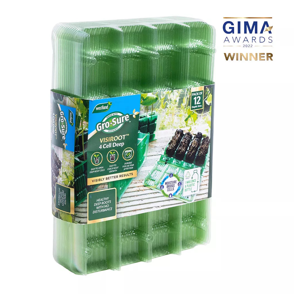 Gro-Sure Visiroot 4 Cell Deep 12Pk