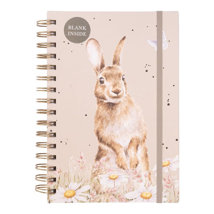 Wrendale Designs 'Among the Daisies' Rabbit Blank Notebook