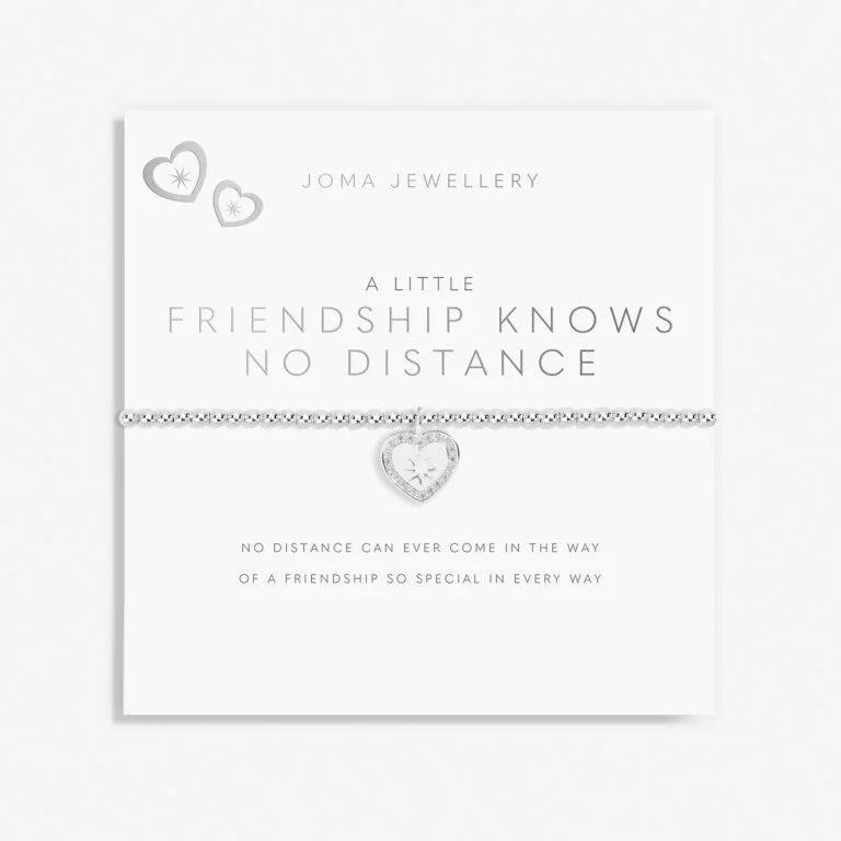 Joma Jewellery A Little Friendship Knows No Distance Silver Bracelet