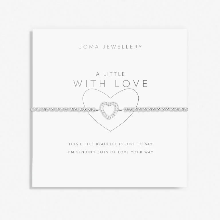Joma Jewellery | A Little 'With Love' Silver Plated Bracelet 