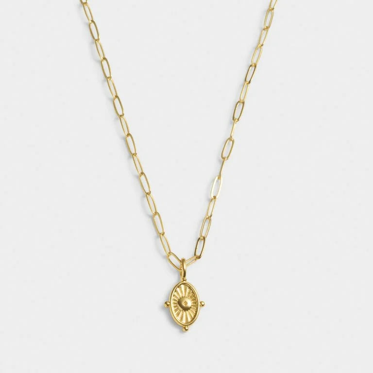 Katie Loxton Talis Charm Necklace Gold Coated 45 cm + 5 cm Extender