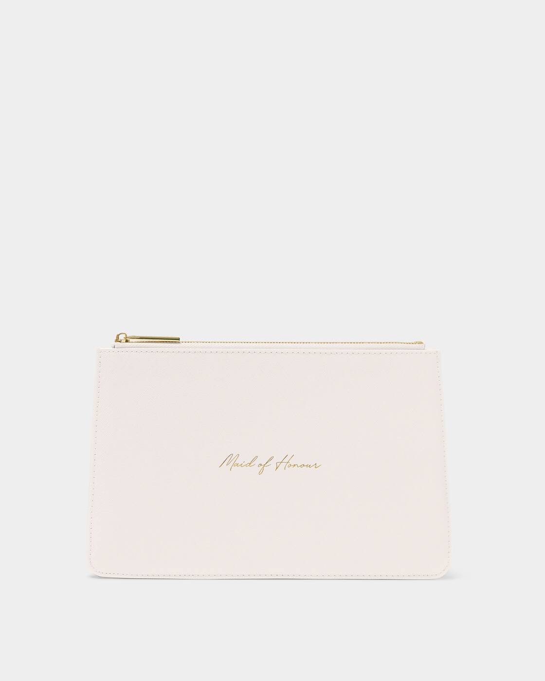 Katie Loxton Bridal Sentiment Pouch Maid Of Honour Pearlescent White