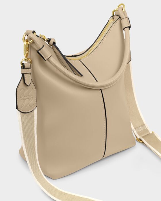 Katie Loxton Hallie Satchel Bag Light Taupe