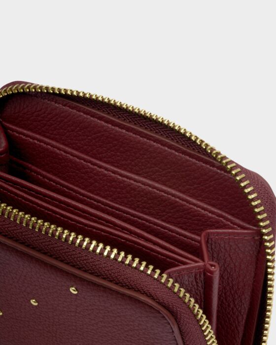 Katie Loxton Meela Studded Purse  Cherry