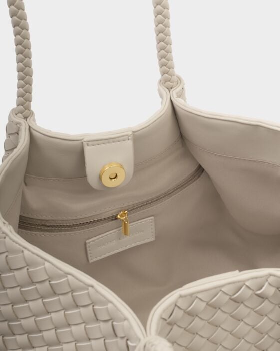 Katie Loxton Nova Small Shoulder Tote Oyster