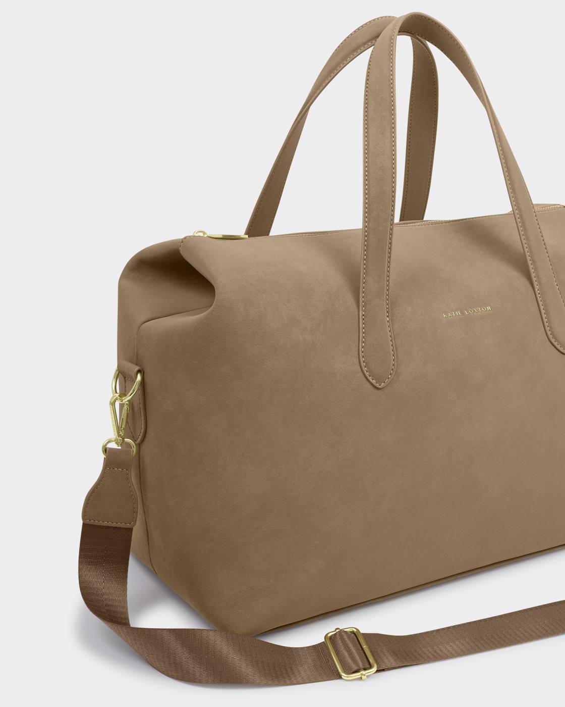 Katie Loxton Milan Cabin Bag Taupe Suedette