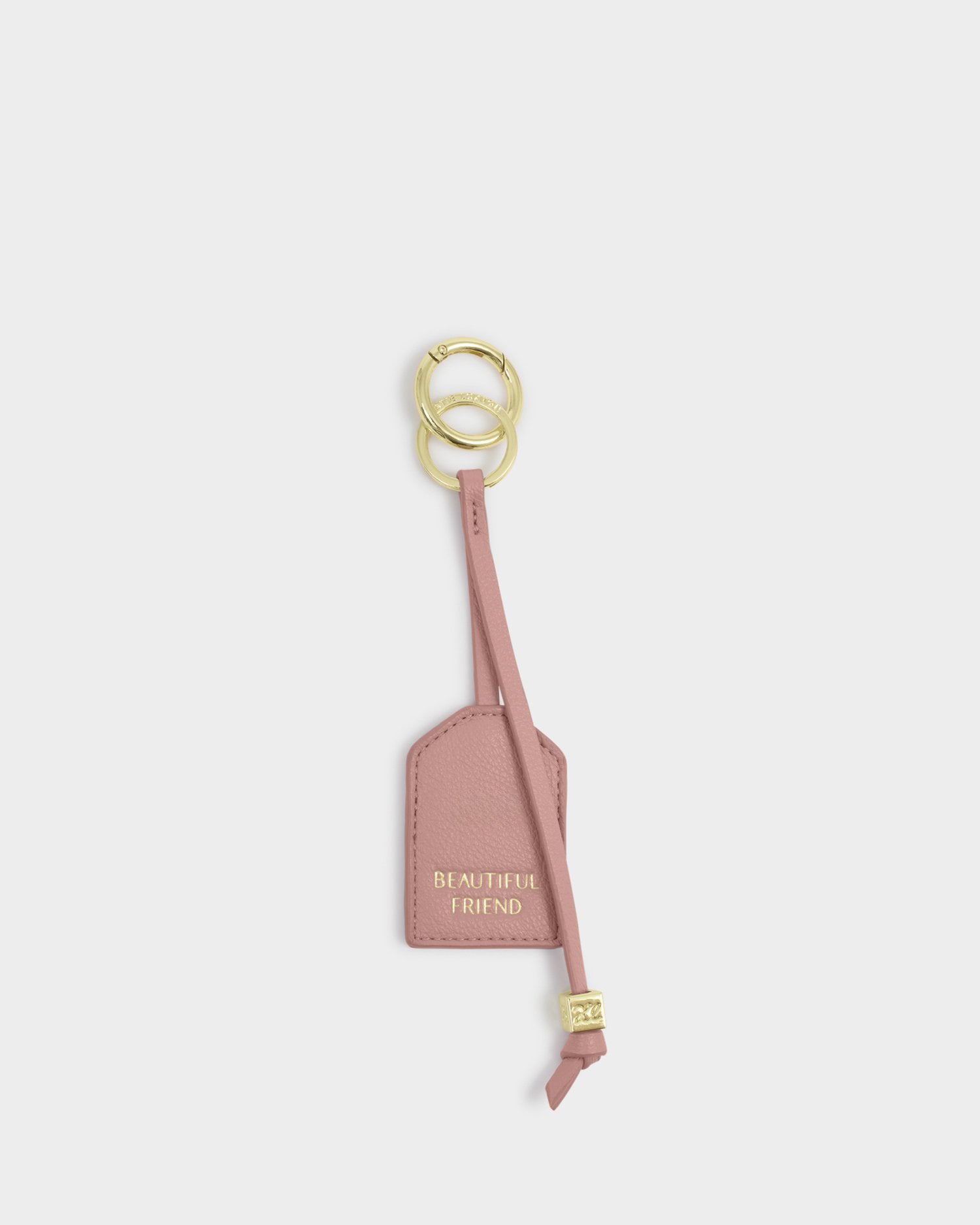 Katie Loxton Sentiment Keyring Beautiful Friend Pink Heather