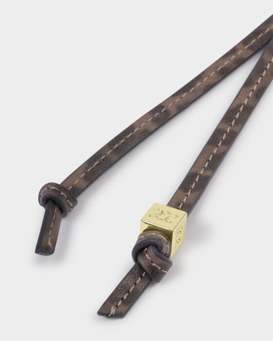 Katie Loxton Heart Charm Keyring Bestie Leopard 19cm X 7cm
