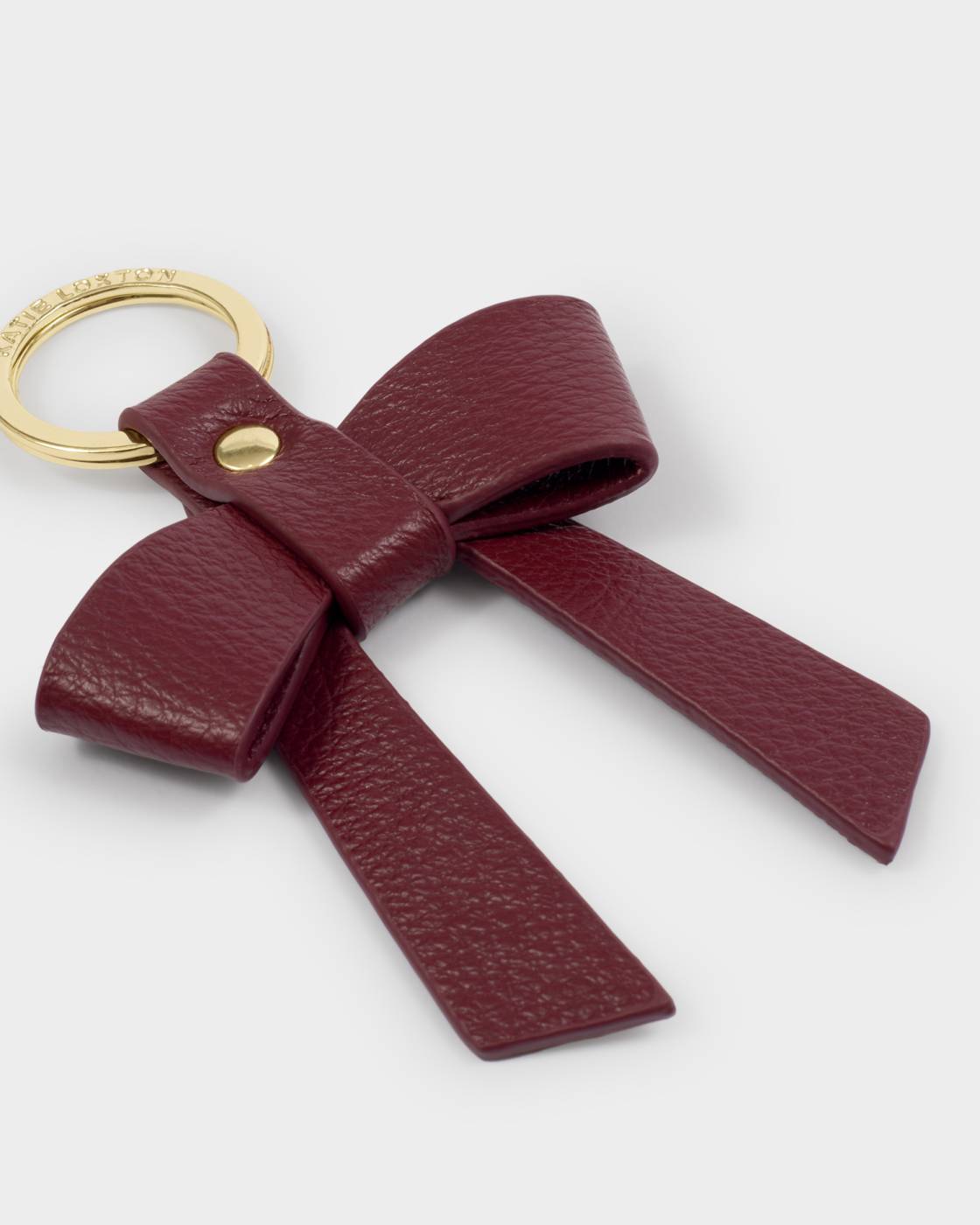 Katie Loxton Bow-Tiful Boxed Keyring You Make My Life Bow Cherry