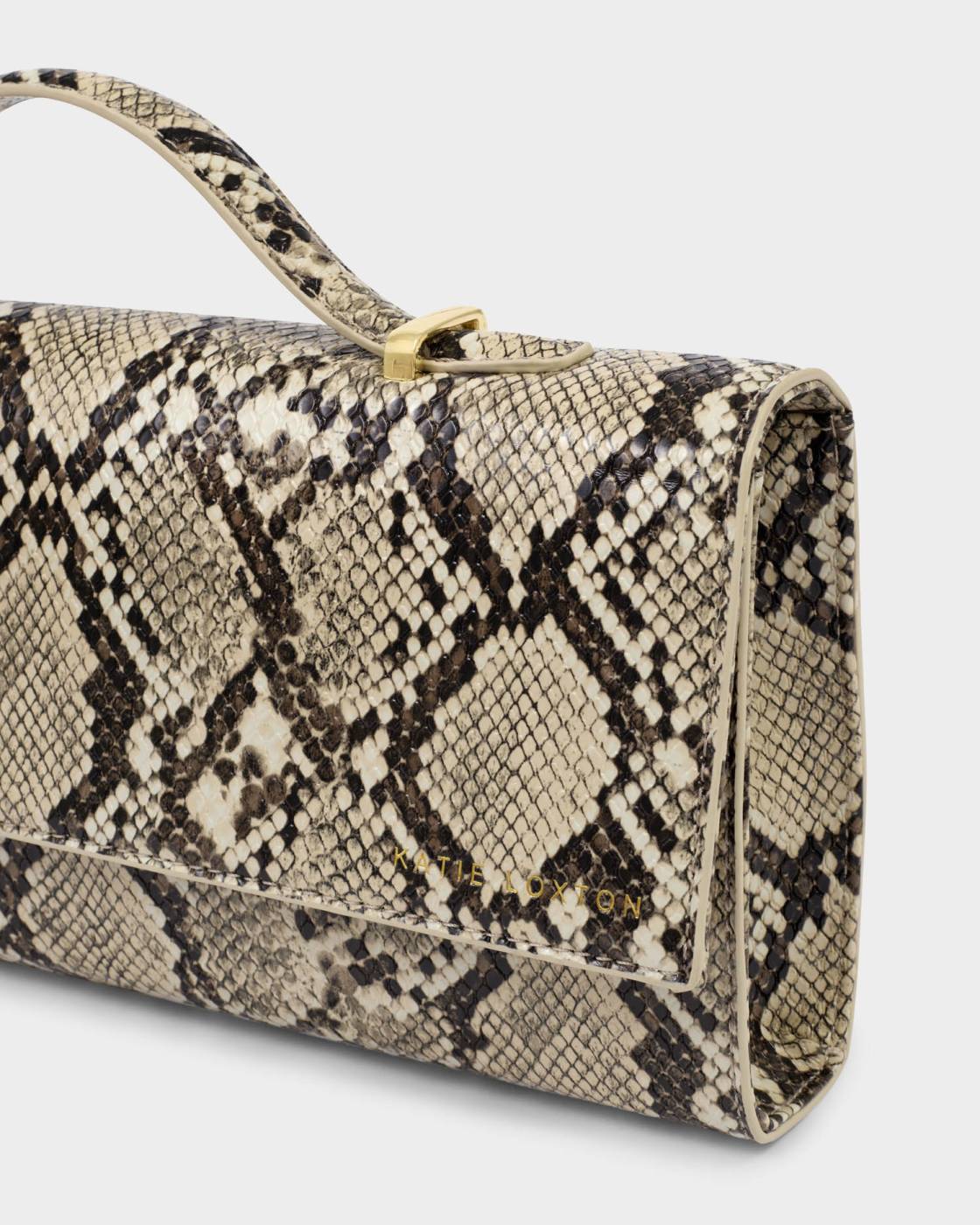 Katie Loxton Alma Clutch Faux Snake