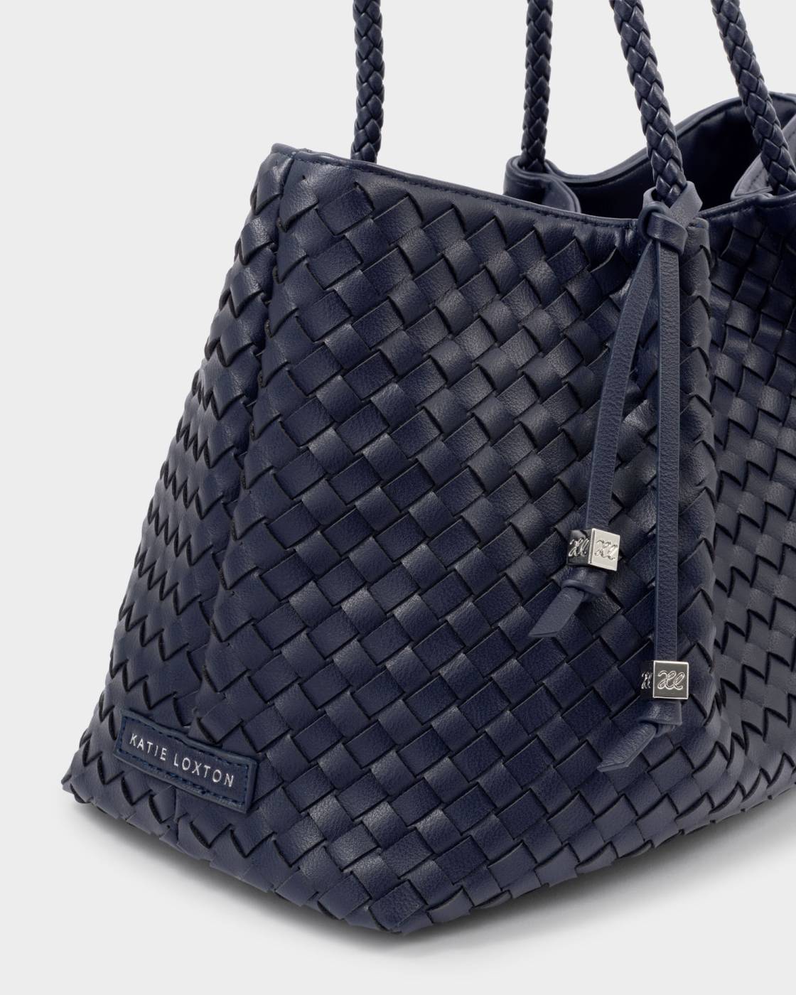 Katie Loxton Nova Small Shoulder Tote Bag Navy