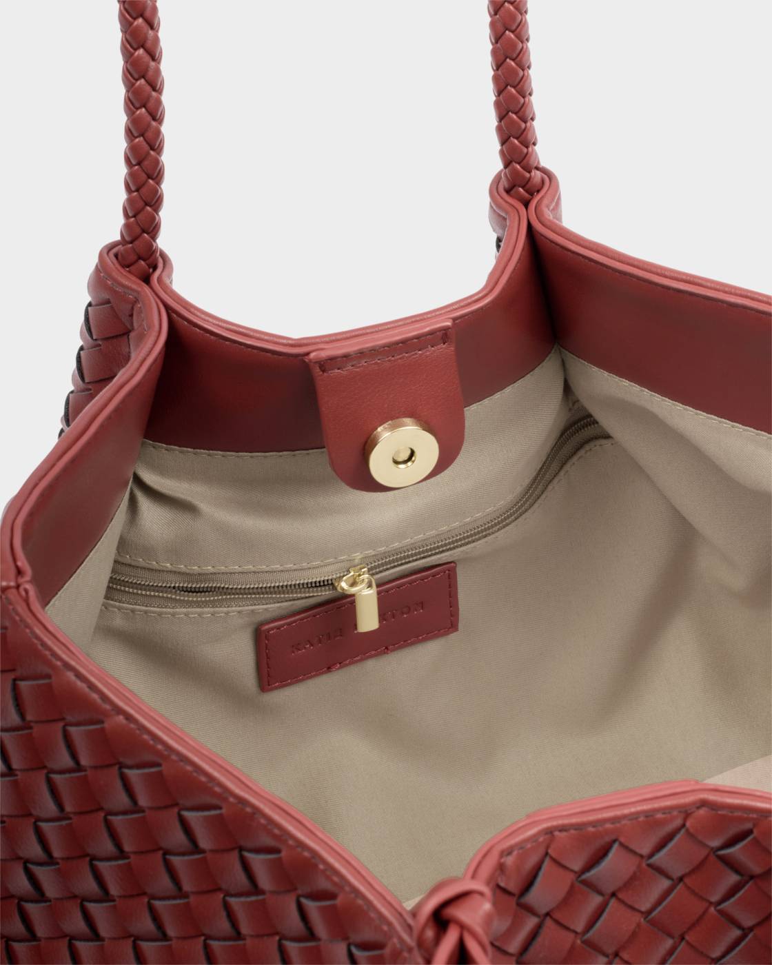 Katie Loxton Nova Small Shoulder Tote Bag Crimson
